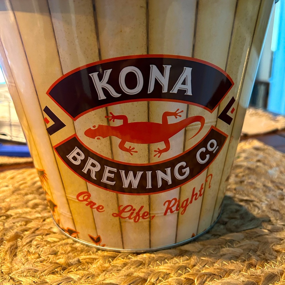 Kona Brewing Company Beer Collectible Bucket